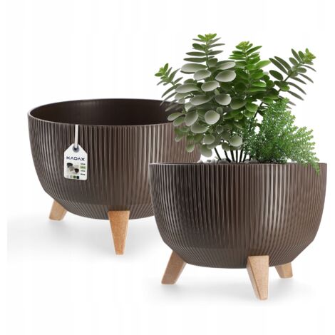 KADAX Pot de Fleurs Pot de Fleurs 29 cm Insert Couvercle Bol (1/5)