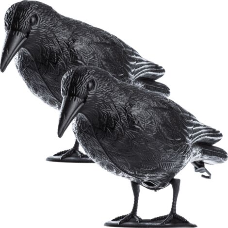 KADAX Répulsif Oiseaux Corbeaux, Pigeons, Étourneaux, Grand, 2 pcs (1/5)