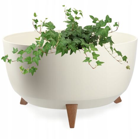 KADAX Pot de fleurs Pot de fleurs 47 cm Insert de couvercle crème (1/5)