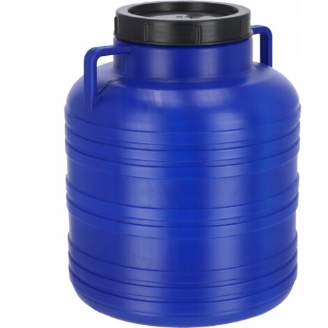 KADAX Baril en Plastique avec Couvercle Hermétique et Poignées Ergonomiques, Tonneau Idéale pour la Conservation des Aliments et Liquides (30L) (1/5)