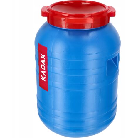 Fût en plastique KADAX 30L pour mariner le chou dans l'eau, poignées, certificat (1/5)