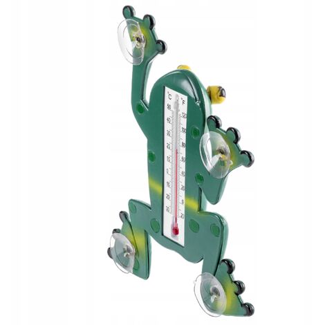 KADAX Thermomètre de fenêtre extérieur pour fenêtre Ventouses Grenouille Autocollant (1/5)