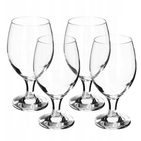 Lot De 12 Verres à Eau à Pied 250ml KADAX - Élégants Et Raffinés Pour Jus, Limonade Et Cocktails