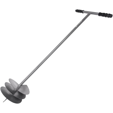 KADAX Tarière manuelle en forme de T pour planter des arbres, foret de jardin pour poteaux de clôture, foret de plantation avec poignée (Ø 230 mm)