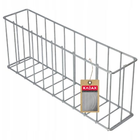 KADAX Pot de Fleur en Gabion Bordure de Pelouse de Jardin 51 cm (1/5)