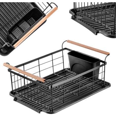 KADAX égouttoir à Vaisselle En Plastique, Support à Vaisselle Avec