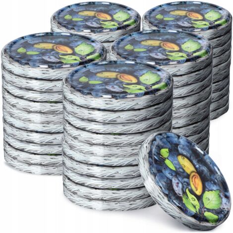 KADAX 50x Jar Caps Fi 66 Caps pour bocaux couvercles conserves (1/5)