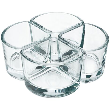 ASSIETTE APÉRITIF VERRE RELIEF - 990 France
