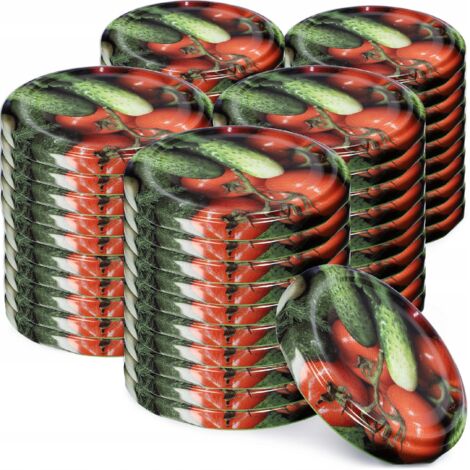 KADAX 50x Jar Caps Fi 66 Caps pour bocaux couvercles conserves (1/5)
