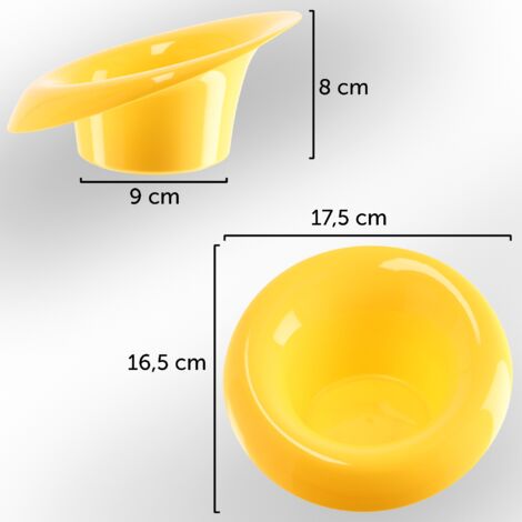 KADAX Ikebana Vase En Plastique Ikebana - Pot De Fleurs - Support Japonais Pour Tournesols - Vase Ikebana - Bouquet De Fleurs (diamètre 9,5 Cm, Rond, Rouge