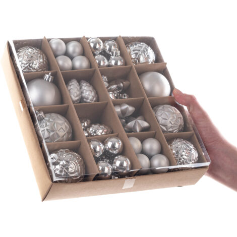 Lot de 21 boules en rotin 3 couleurs mélangées pour remplissage de vase pour fête de mariage, trois tailles (3 cm/5 cm/7 cm