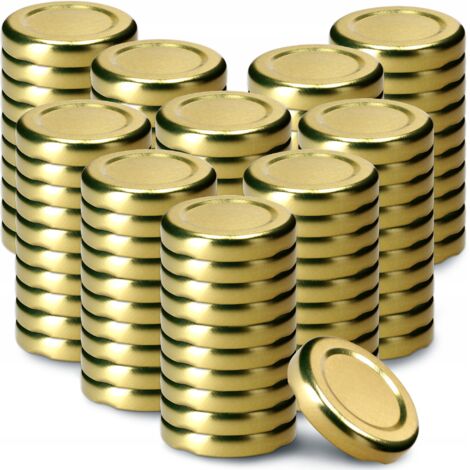 KADAX 100x bouchons pour bocaux, bouteilles Fi 43 couvercles, capsules de bouteilles (1/5)