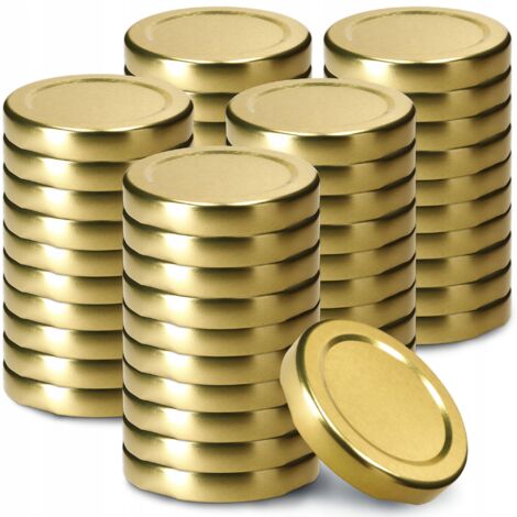 KADAX 50x couvercles Fi 53 pour bocaux, bouteilles, bouchons pour bocaux (1/5)