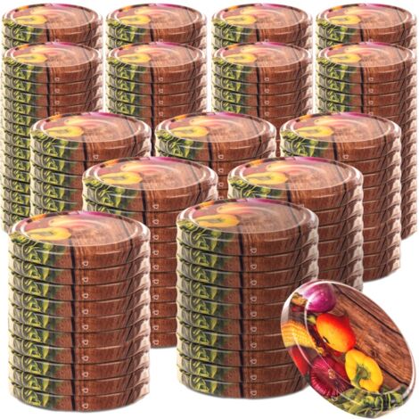 Bouchons KADAX pour bocaux Couvercles Bouchon Fi66 Bouchons pour bocaux Conserves 200x (1/5)