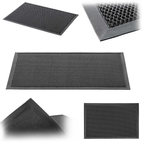 Paillasson d'entrée tapis à chaussures universel en caoutchouc 60X90 Cm (1/5)