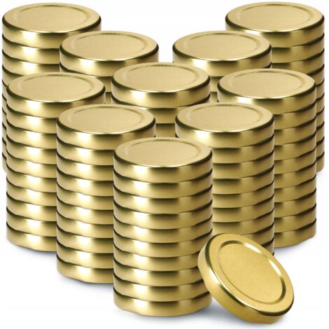 KADAX 100x couvercles Fi 53 pour bocaux, bouteilles, bouchons pour bocaux (1/5)