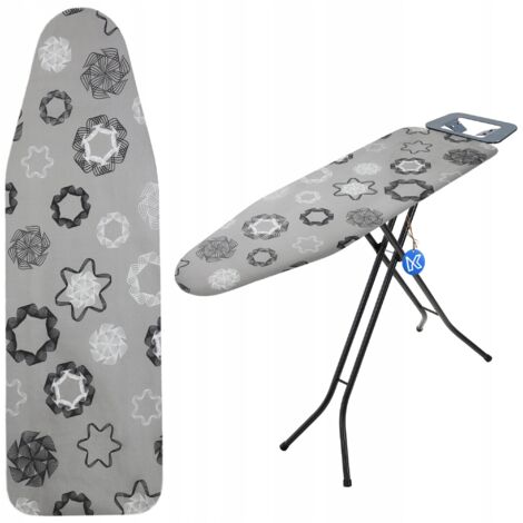 KADAX Housse de table à repasser avec élastique - Housse de table à repasser pratique - Pour fer à repasser à vapeur - Housse de rechange (étoiles M)