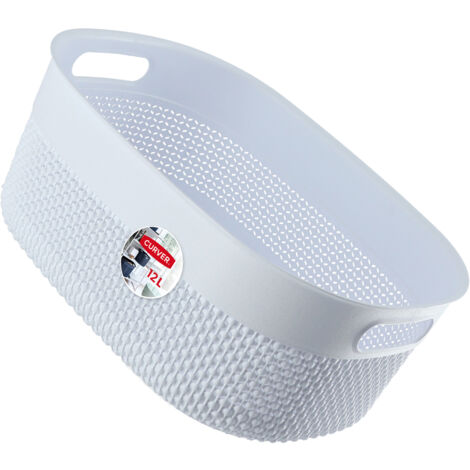 Curver Conteneur Panier 12L Organisateur Blanc Eco (1/5)