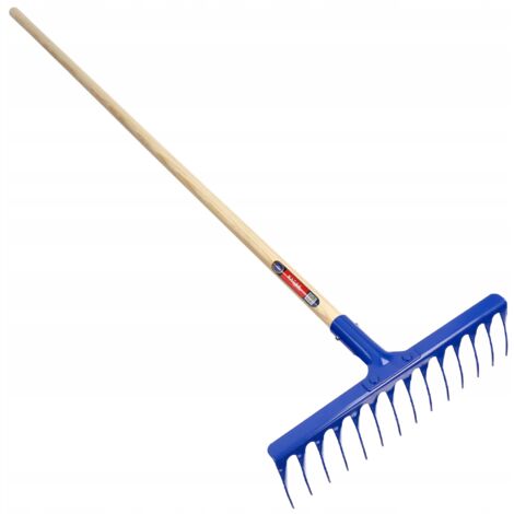 KADAX Râteau de jardin à 14 dents - Longueur du manche : 157,2 cm (1/5)