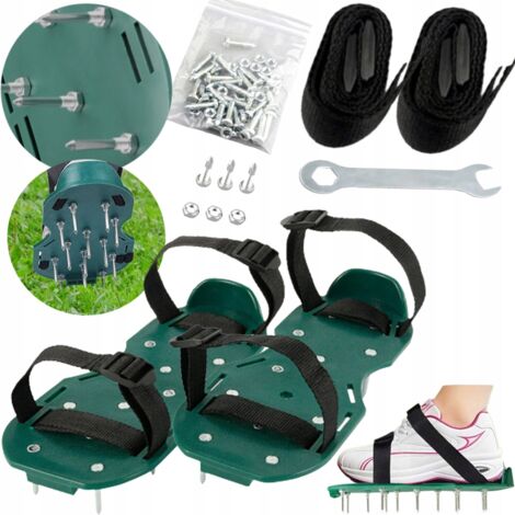 KADAX Aérateur Scarificateur de pelouse Aération Aérateur à grandes pointes de chaussures (1/5)