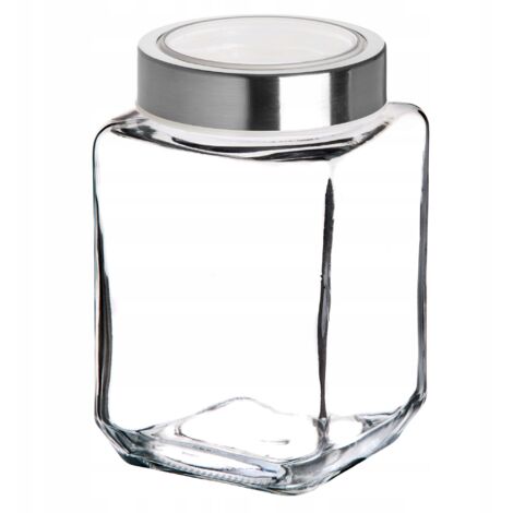 Récipient alimentaire en verre KADAX avec couvercle 1000 ml pour pot de ...