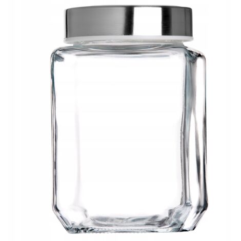 Récipient alimentaire en verre KADAX avec couvercle 1000 ml pour pot de ...