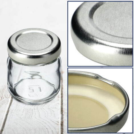 La Zappa Lot 300 Bouchons Bocaux Verre 82mm - Capsules Hermétiques Pour Conserves Purée Confitures