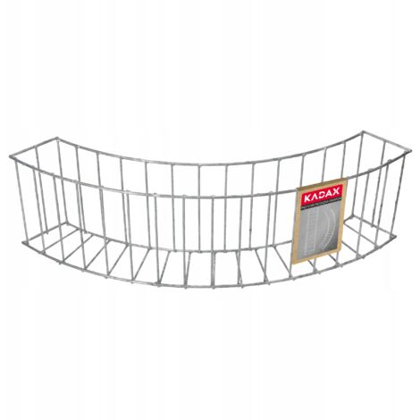 Kadax – Pot de fleur en gabion 75 cm – Bordure de jardin en acier galvanisé – Résiste aux intempéries – Installation rapide avec supports inclus