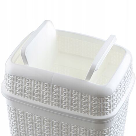 Poubelle Pingouin Avec Couvercle Basculant – 21x14x14 Cm, Pour Chambre, Bureau, Voiture, Salle De Bain - 7