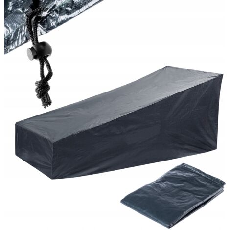 KADAX Housse de Transat de Jardin Bâche de Protection Housse Etanche 165x85cm (1/5)