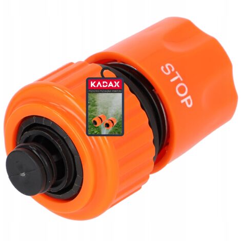 KADAX Connecteur de tuyau à connexion rapide, fonction d'arrêt de 3/4 pouces (1/5)