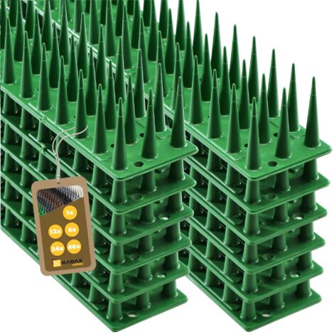 KADAX Pointes en plastique pour pigeons, 12 pièces, 6,12 m (1/5)