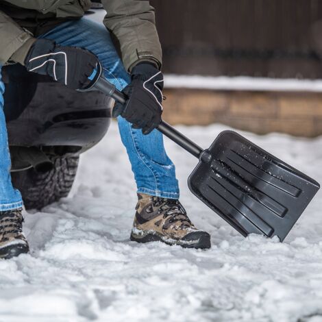 KADAX Pelle à Neige En Plastique Avec Poignée Ergonoique En D Largeur