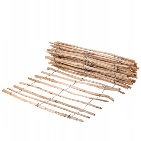 KADAX Clôture de Jardin Clôture Noisetier 500x120 7-9cm