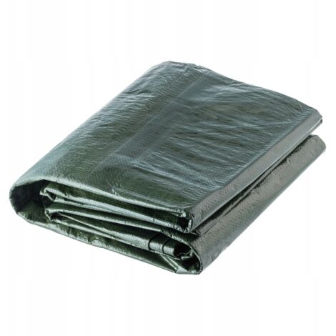 KADAX Bâche Imperméable en Polyéthylène et Polypropylène 90g/m2, Bache de Protection Robuste avec Oeillets en Métal Résistant (Vert, 5 x 8 m) (1/5)