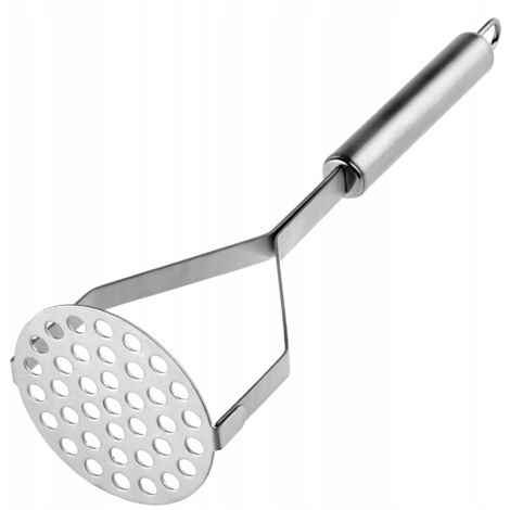 KADAX Presse Purée avec Grille Perforée en Acier Inoxydable, Presse Purée avec Poignée ovale, Presse à Pommes de Terre, Parfait pour les Légumes (1/5)