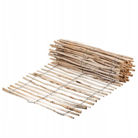KADAX Clôture de Jardin Clôture Noisetier 500x120 4-6cm