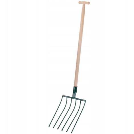 KADAX Fourchette à pignon, 6 dents, pour pommes de terre, betteraves, métal, solide, 140 cm (1/5)