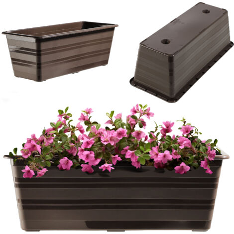 KADAX Pot de Fleurs de Balcon 40cm Jardinière (1/5)