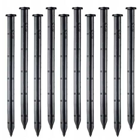 KADAX Ancres Goupilles Goujons pour Grille Bordure Fixation Ancre 25cm 10pcs (1/5)