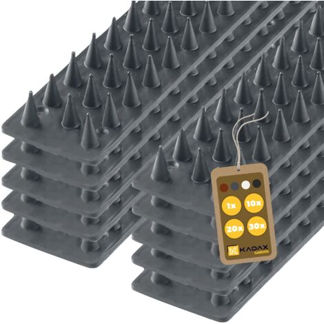 KADAX Lot De 50 Pigeons Anti-oiseaux En Plastique Pour Balcon, Fenêtre, Toit, Jardin, Répulsif Contre Les Oiseaux, Protection Contre Les Pigeons, Noir