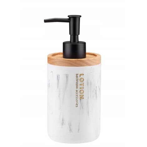 KADAX Distributeur de Savon Liquide Marbre Blanc (1/5)