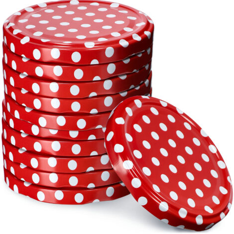 KADAX 10x Jar Caps Fi 82 Caps pour bocaux couvercles conserves (1/5)