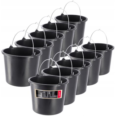 KADAX Construction en plastique Seau de construction 5L 10 pcs (1/3)