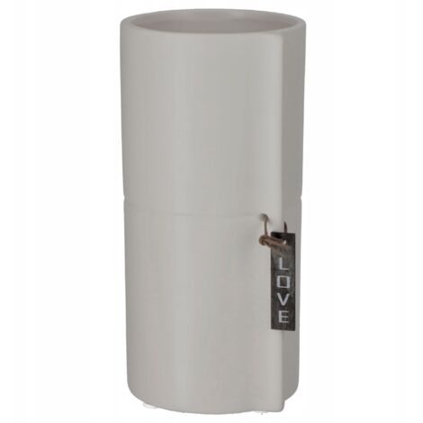 KADAX Pot de Fleur en Céramique 11cm Couvercle Gris