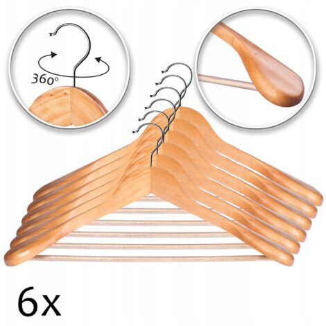 KADAX Cintre en Bois Ensemble de 6 pièces (1/5)