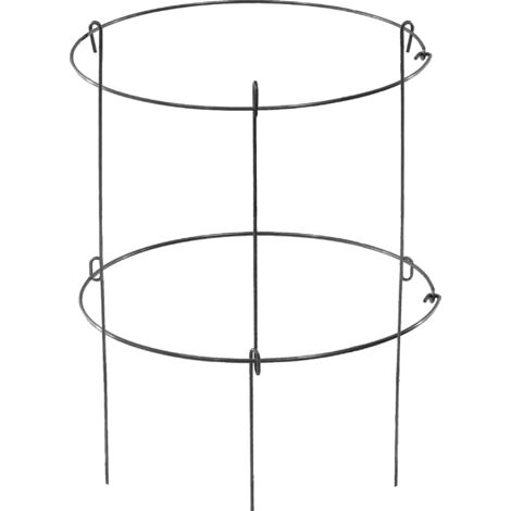 Kadax – Tuteur pour plantes grimpantes en acier thermolaqué – Résistant à la corrosion – Hauteur 60,5 cm – Installation rapide sans outils