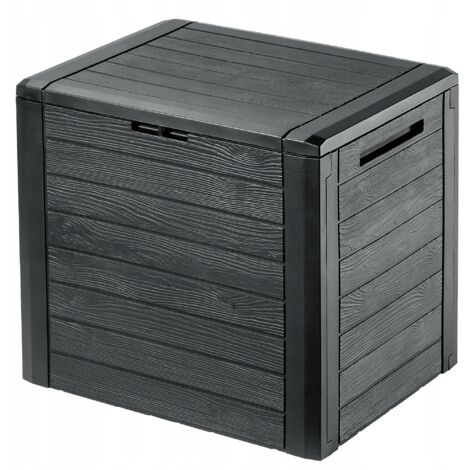 KADAX Coffre De Balcon De Jardin 140L Pour Balcon De Jardin Terrasse Marron (1/5)
