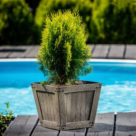 KADAX Pot De Fleurs Cache-Pot pour Balcon Terrasse Couleurs