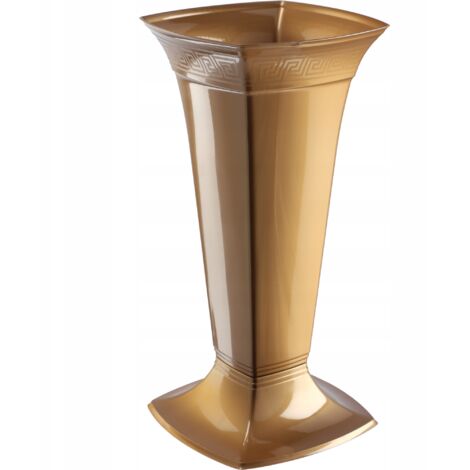 KADAX Flacon Grave Vase Grave Pour Cimetière Plastique Pour Fleurs 39cm (1/5)